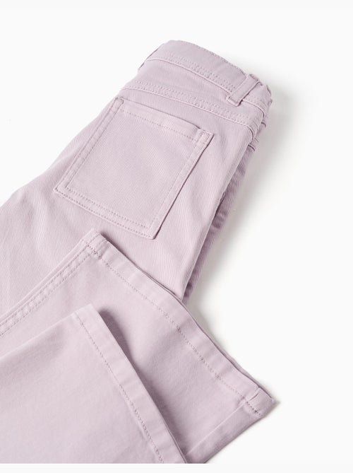 Wijde twill broek met vier zakken - Kiabi Wijde twill broek met vier zakken - Kiabi