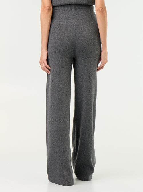 Wijde zwangerschapsbroek van ribtricot - Kiabi