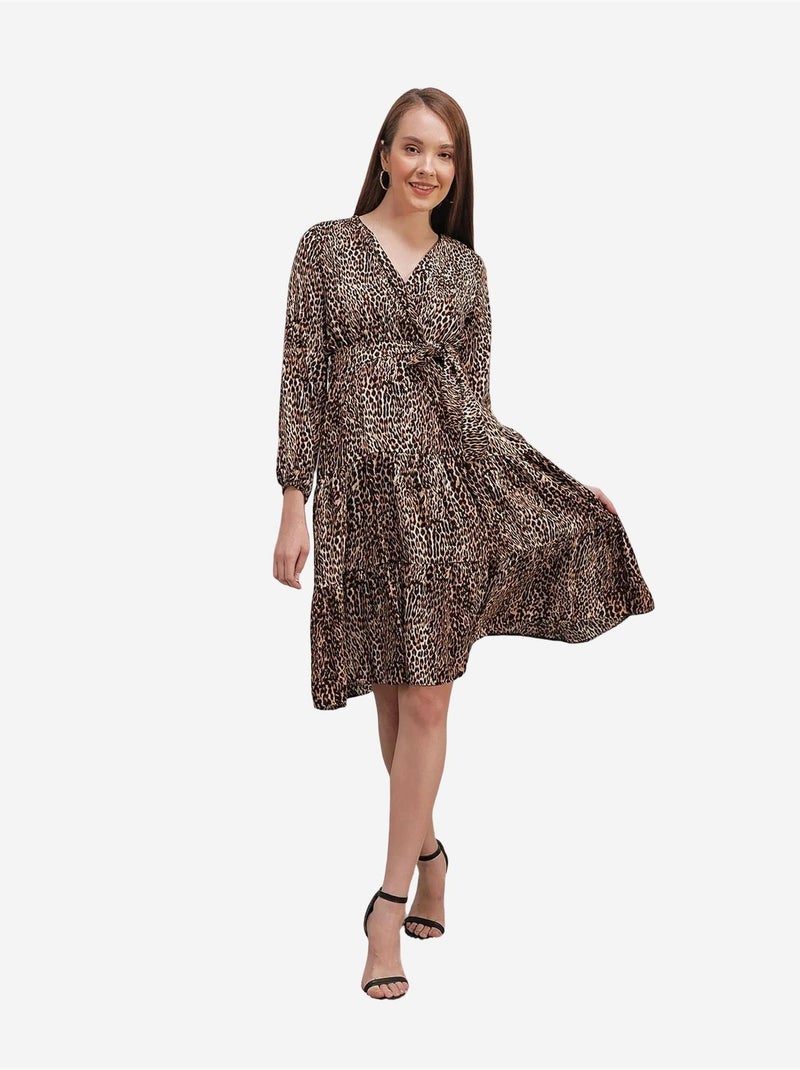 Wikkeljurk bdart Klei-beige - Kiabi