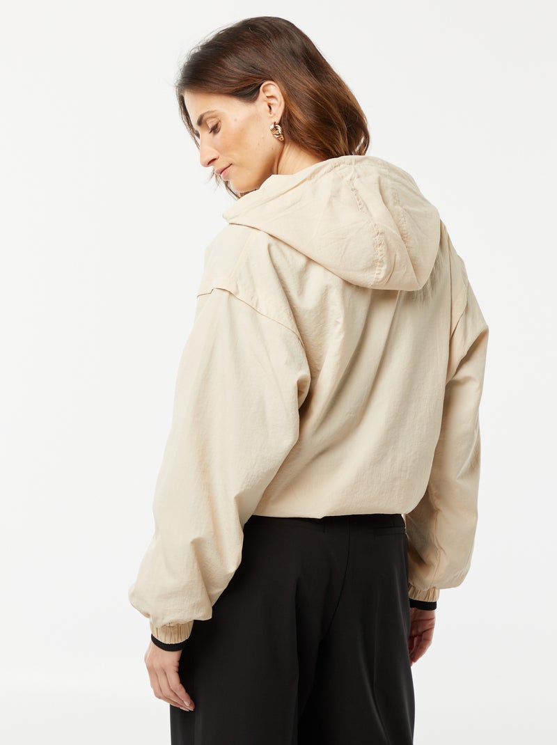 Windjack met capuchon BIEGE - Kiabi