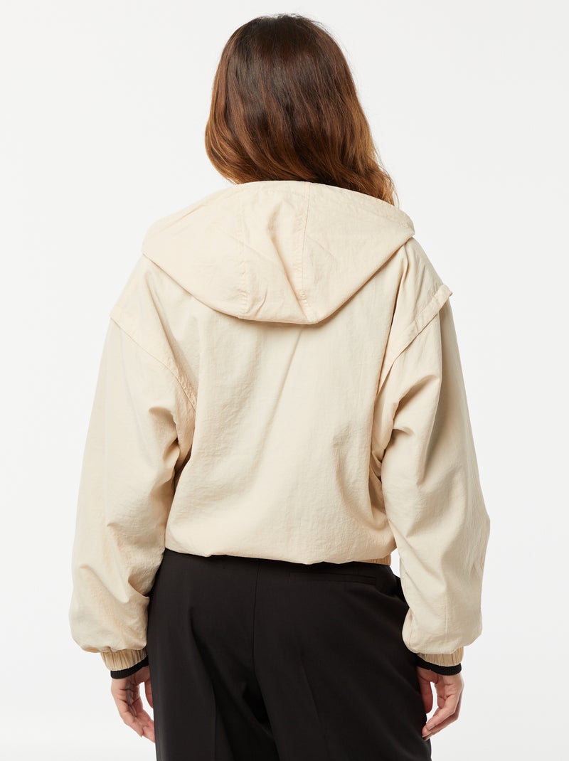 Windjack met capuchon BIEGE - Kiabi
