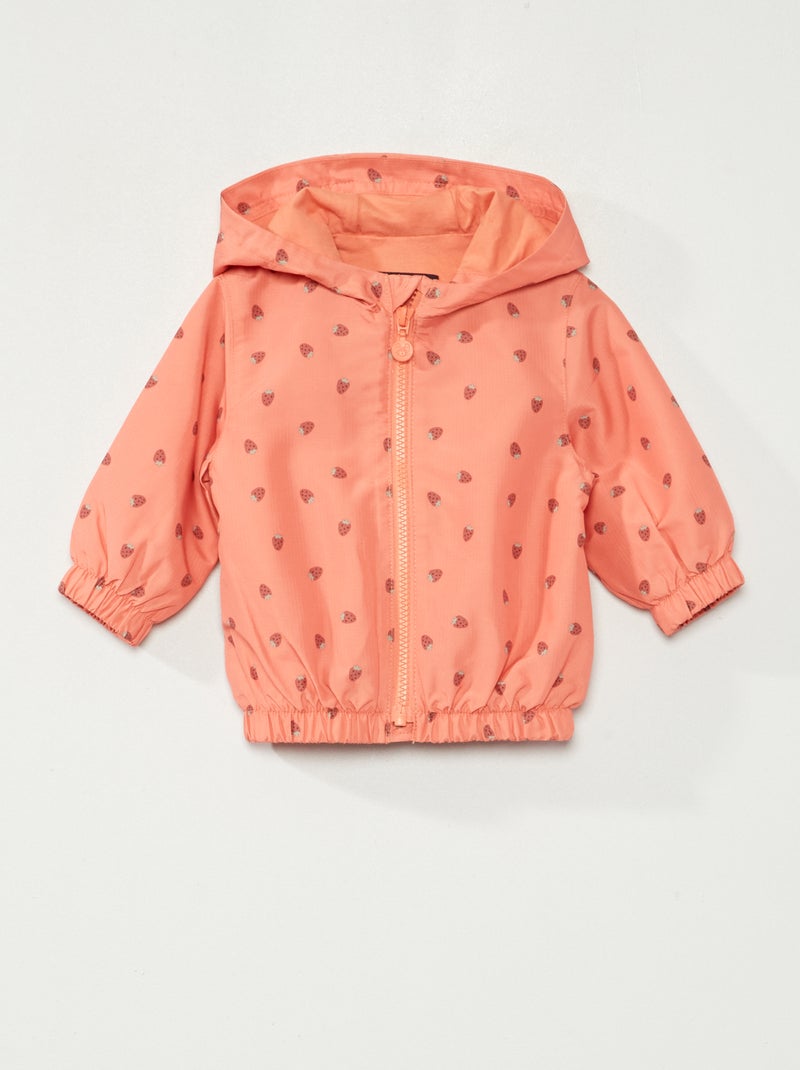 Windjack met capuchon ROSE - Kiabi