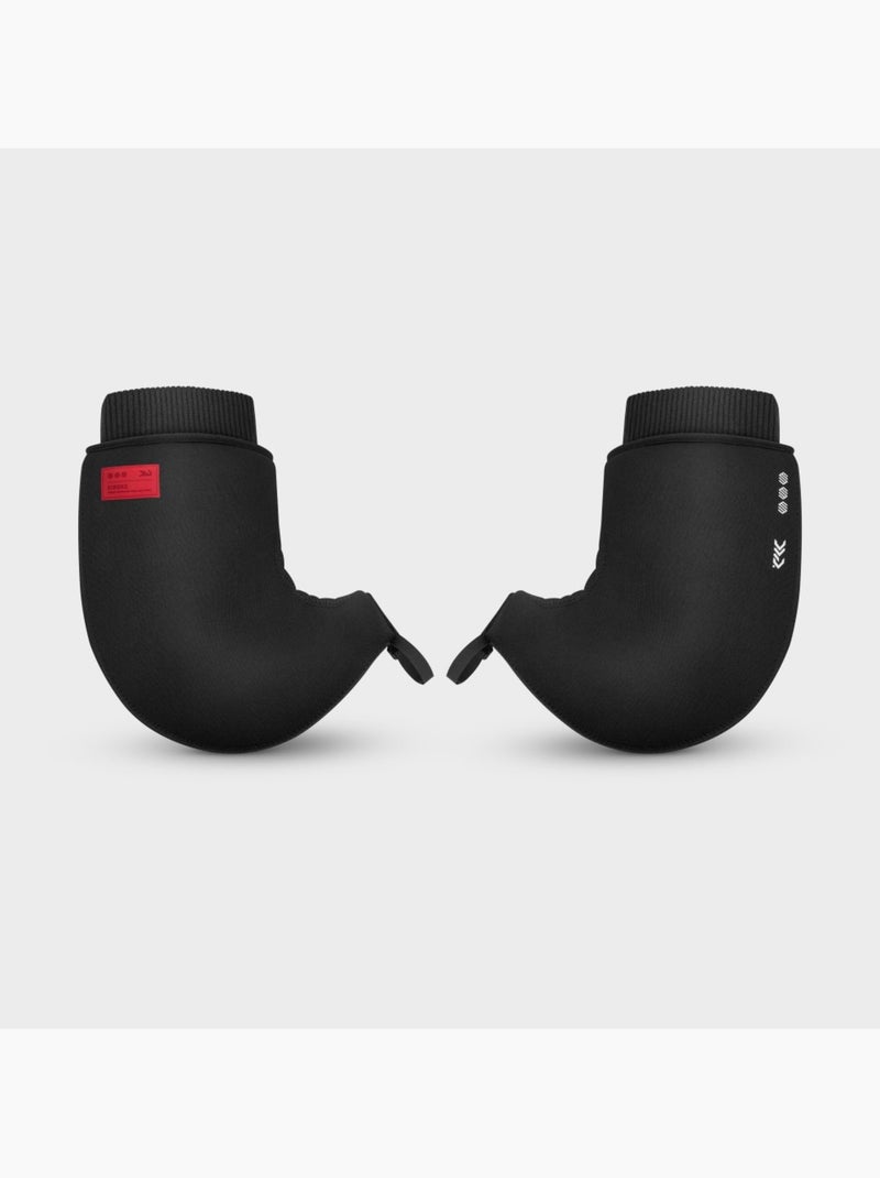 Winter fiets stuurwanten Zwart - Kiabi