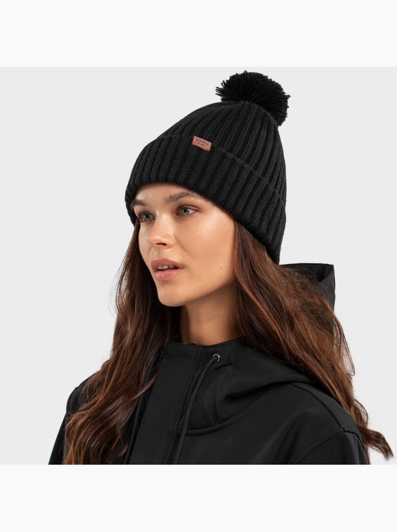 Wintermuts met pompon Zwart - Kiabi