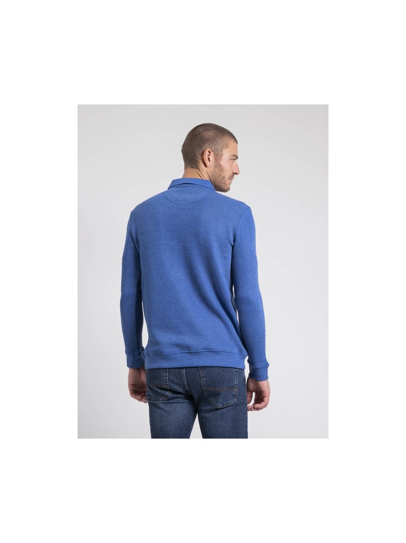 Wirex polo-hals sweatshirt Blauw - Kiabi