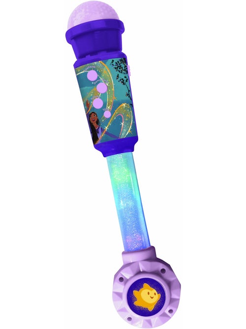 Wish verlichtingsmicrofoon met luidspreker (aux-in), melodieën en geluidseffecten - Kiabi Wish verlichtingsmicrofoon met luidspreker (aux-in), melodieën en geluidseffecten - Kiabi