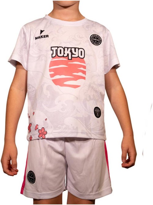 Wit/Roze Sportset voor Kinderen - Tokyo Editie - Kiabi