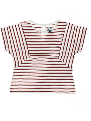 Wit/roze t-shirt voor meisjes - eom tuner