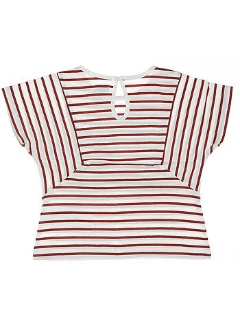 Wit/roze t-shirt voor meisjes - eom tuner
