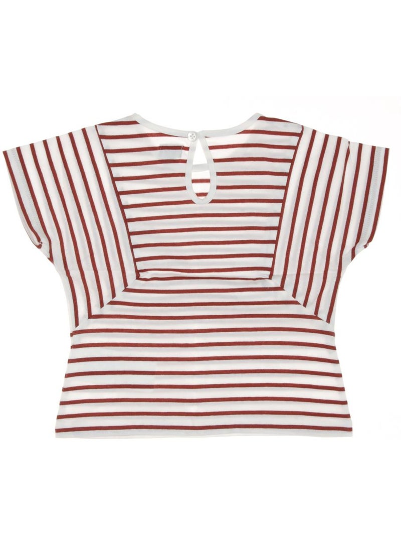 Wit/Roze T-shirt voor Meisjes - EOM Tuner Roze - Kiabi
