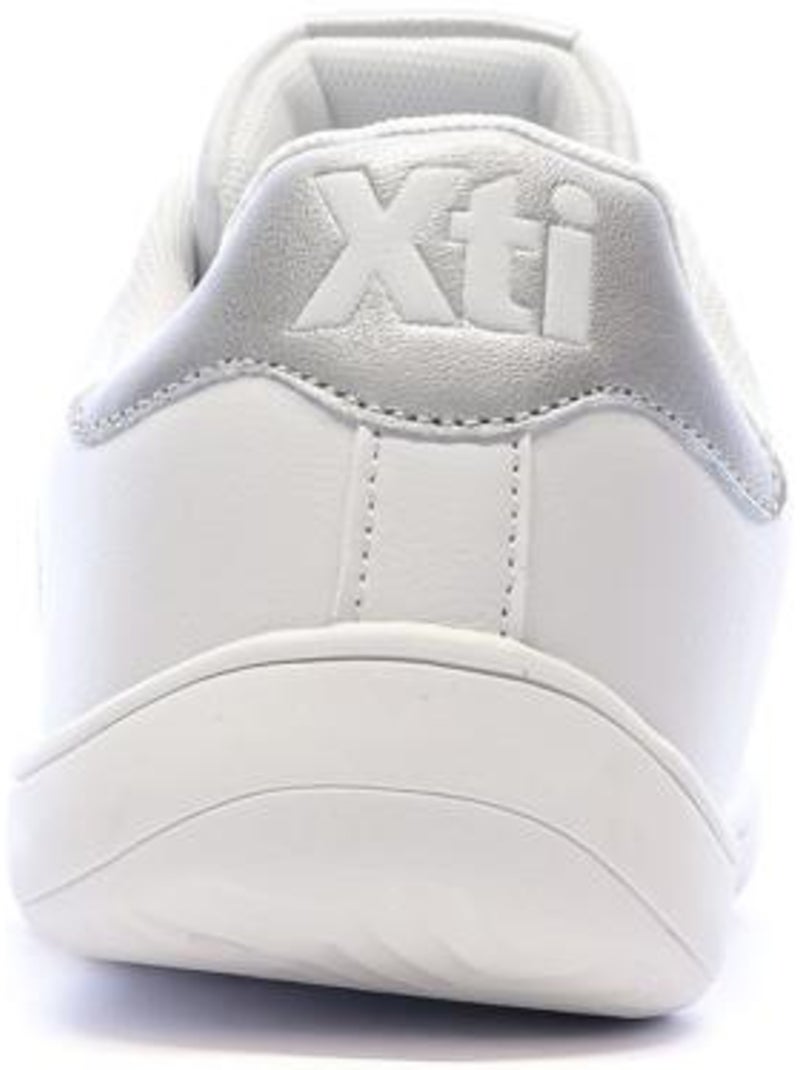 Witte en zilveren xti sneakers voor dames Wit - Kiabi