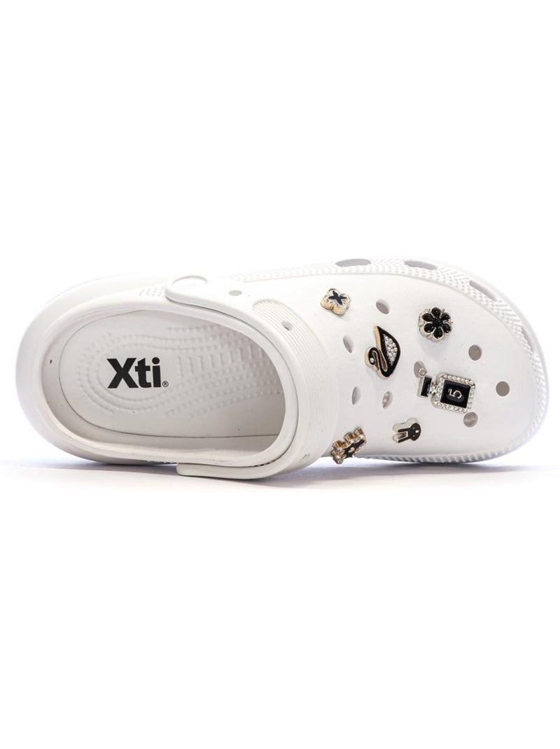 Witte Platform Klompen voor Dames - XTI 143888 Wit - Kiabi