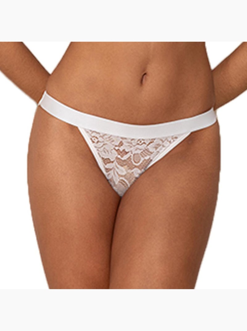 Witte tanga slip dames les petites bombes nectar Wit - Kiabi