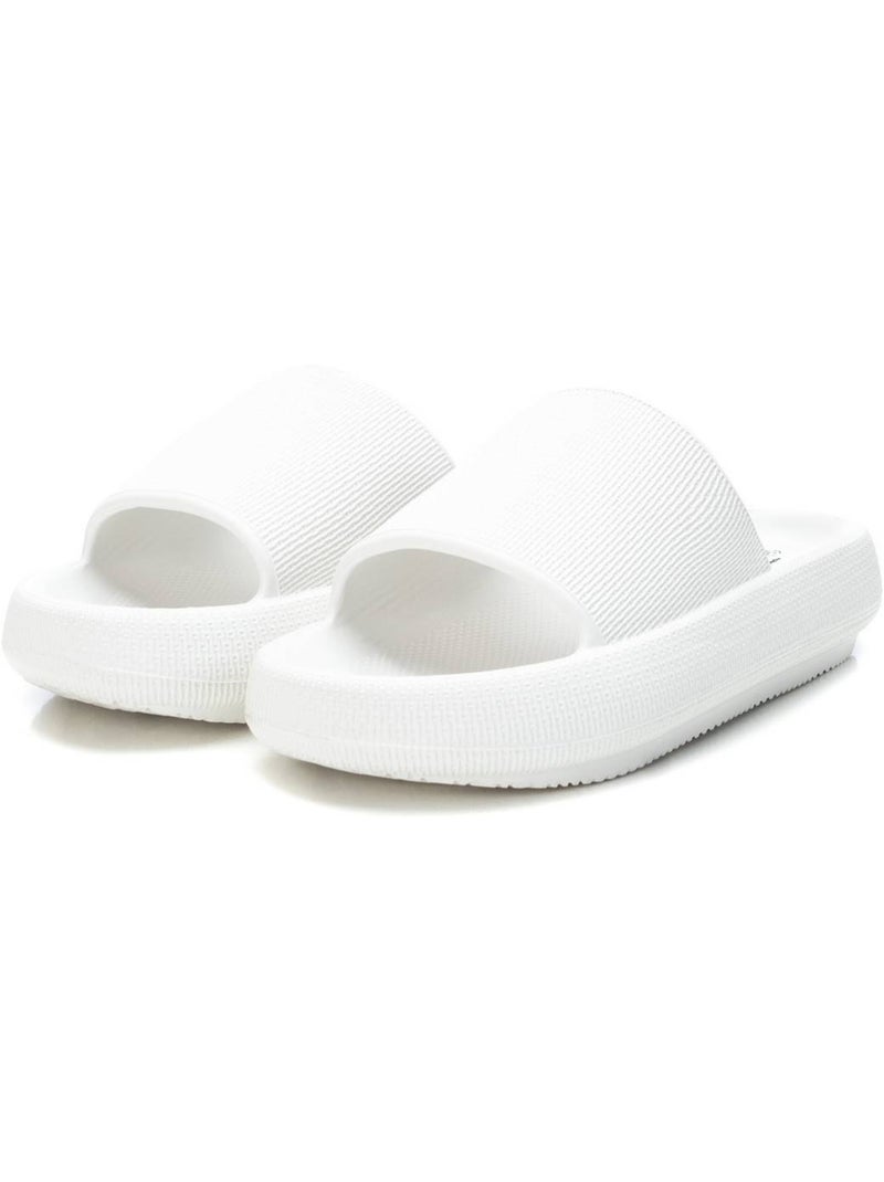 Witte xti slippers voor dames - model 44489 Wit - Kiabi