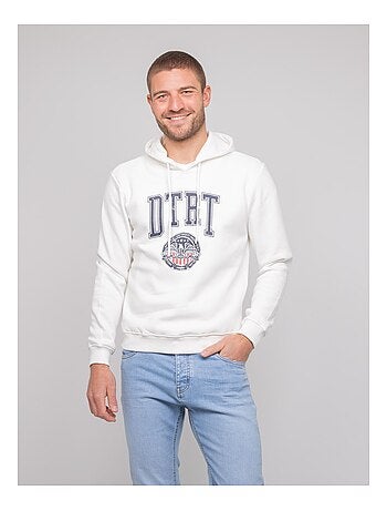 Wolfige katoenen hoodie