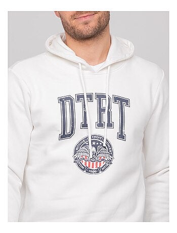 Wolfige katoenen hoodie