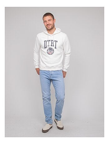 Wolfige katoenen hoodie