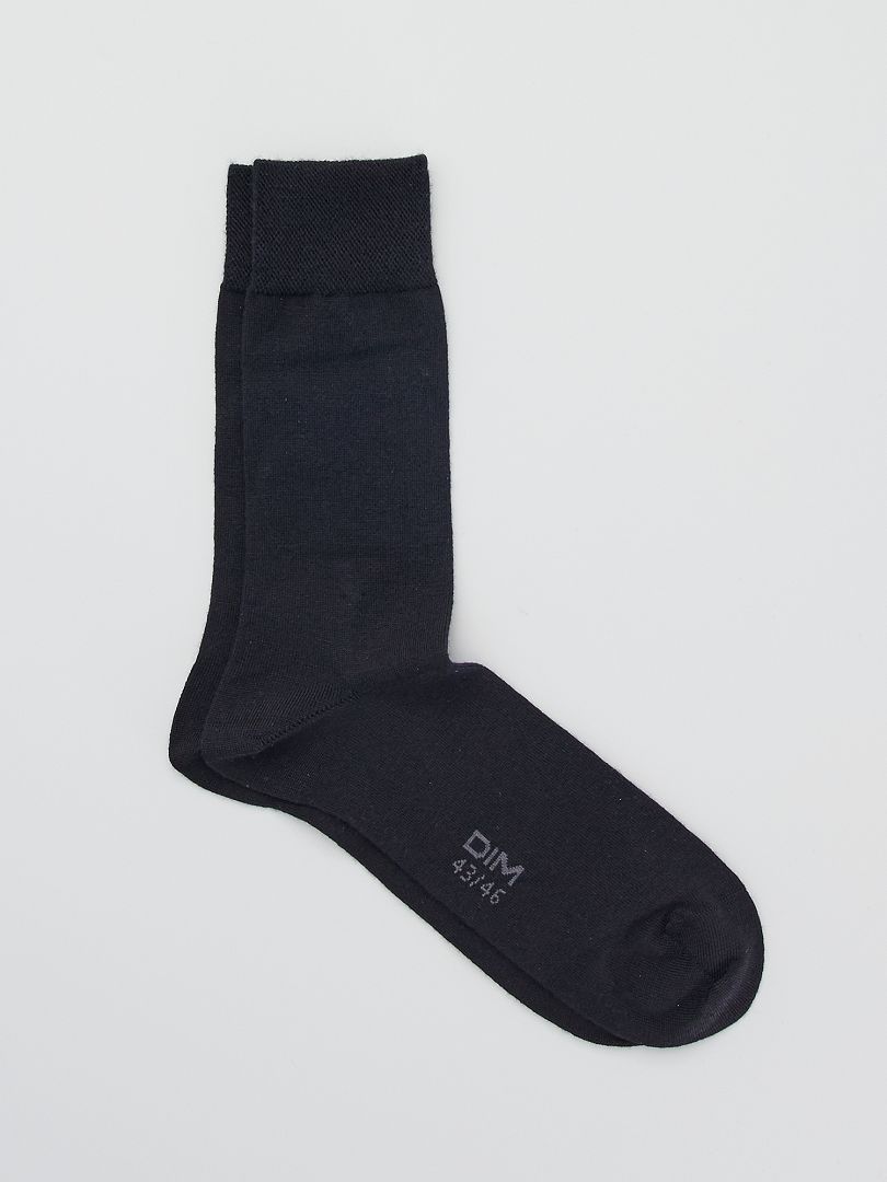 Wollen sokken van 'DIM' ZWART - Kiabi