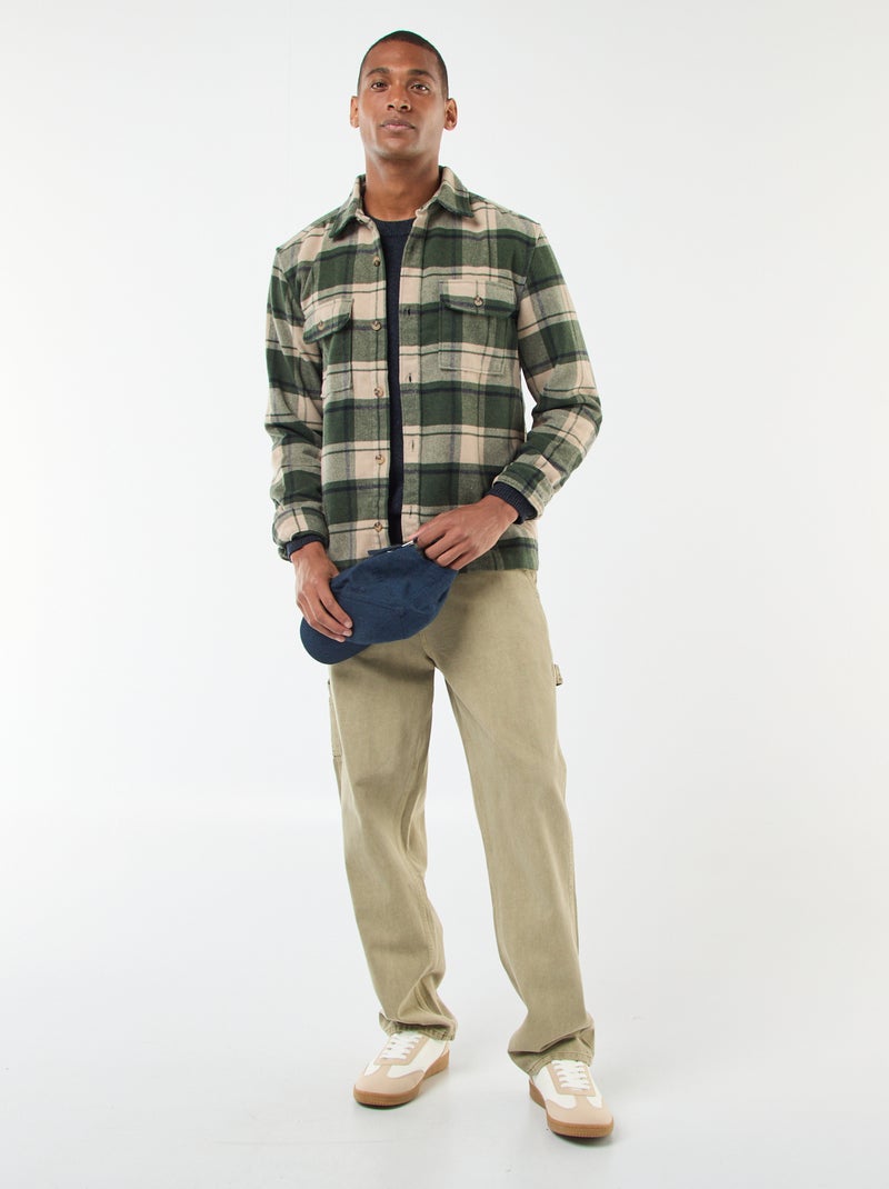 Wollen trui met ronde hals Blauw - Kiabi