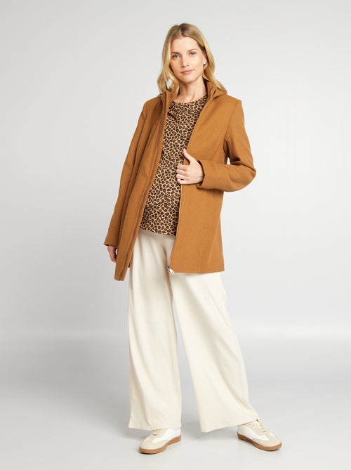 Wollen zwangerschapsjas - Kiabi