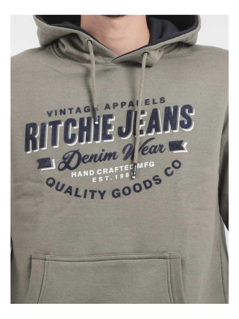Womatic hoodie Kaki - Kiabi
