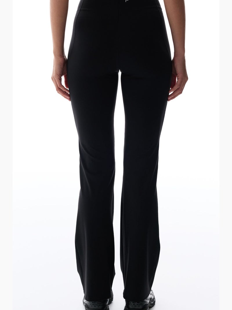 Wonder broek met hoge ondersteuning en vormende flare penti Zwart - Kiabi