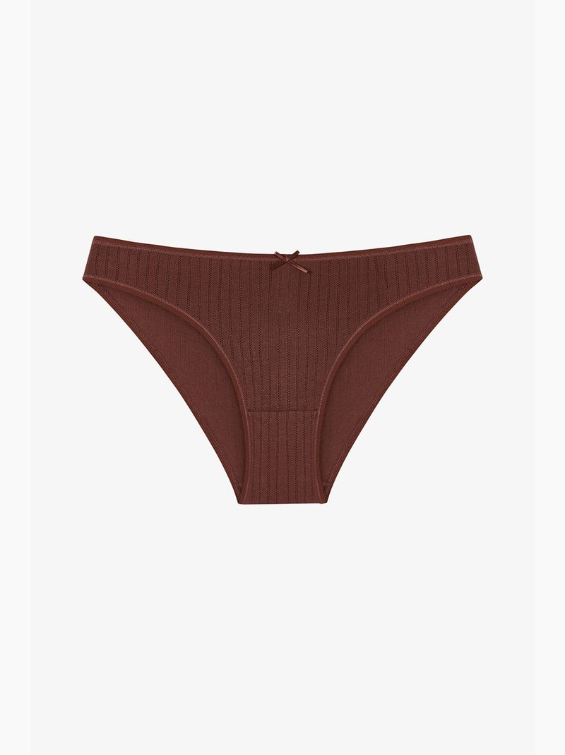 Woody pointel slip penti Grijs Bruin - Kiabi