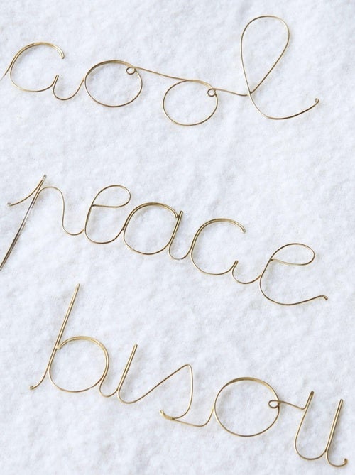 Woord gouden messingdraad "cool - Kiabi Woord gouden messingdraad "cool - Kiabi