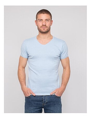 Worko katoenen t-shirt met v-hals