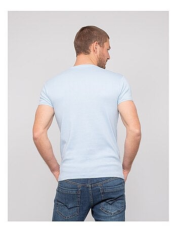 Worko katoenen t-shirt met v-hals