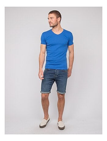 Worko katoenen t-shirt met v-hals