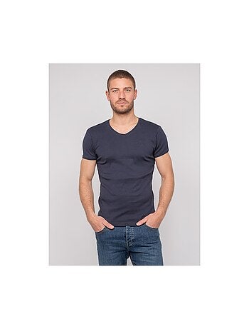 Worko katoenen t-shirt met v-hals