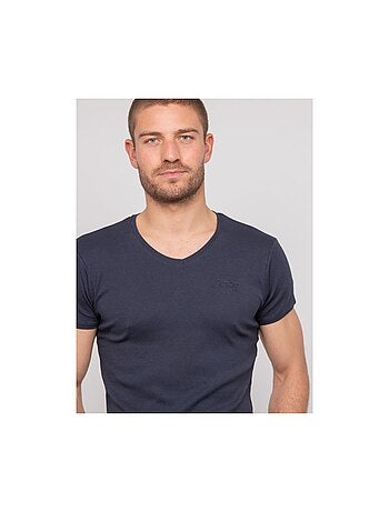 Worko katoenen t-shirt met v-hals