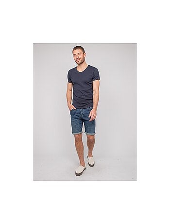 Worko katoenen t-shirt met v-hals