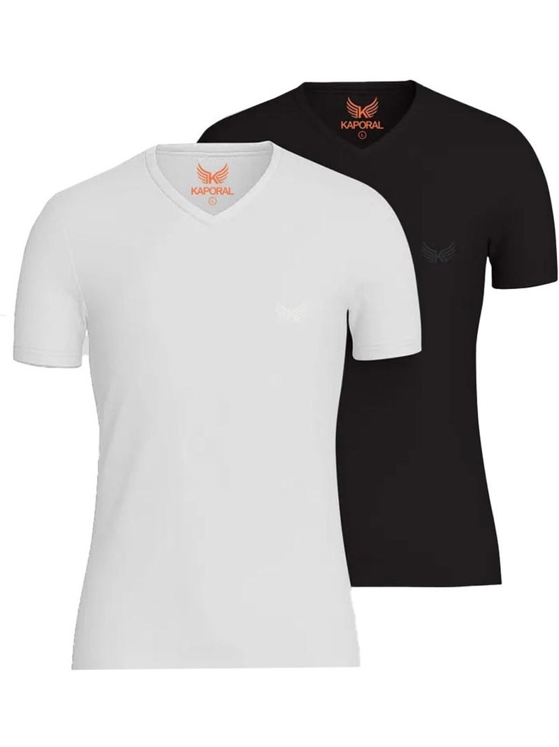 x2 T-Shirt Homme Kaporal Noir - Kiabi