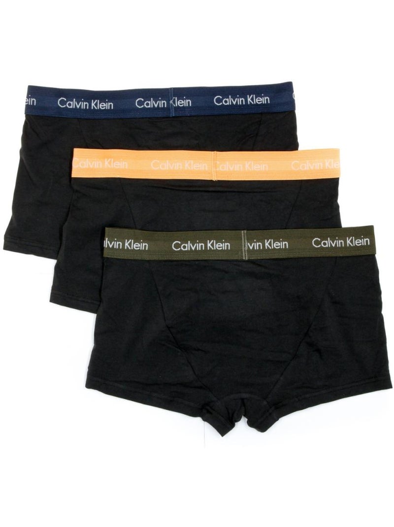 x3 Boxers Homme Calvin Klein Noir - Kiabi