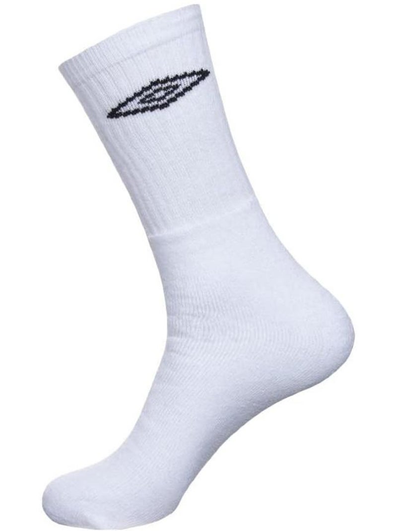 x6 Paires Chaussettes Homme Umbro Tennis Blanc - Kiabi