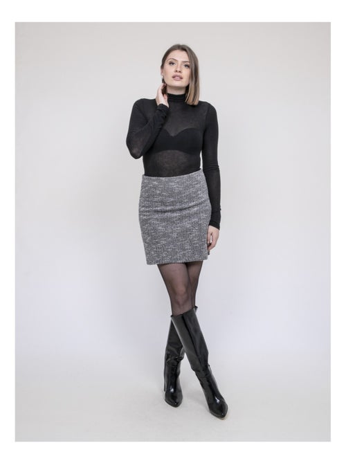 Xabolie korte rok met textuur - Kiabi