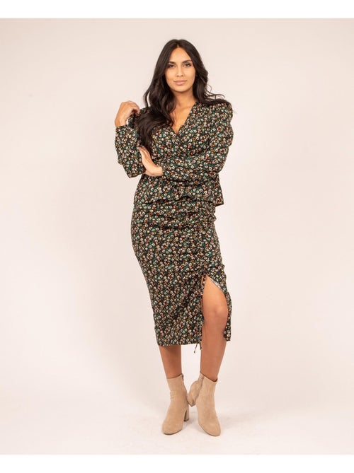 XANITA midi-rok met patroon - Kiabi