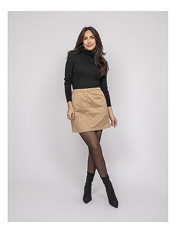 XERTINA suède minirok