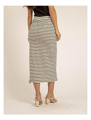 Xeryna gestreepte maxi-rok