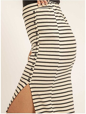 Xeryna gestreepte maxi-rok