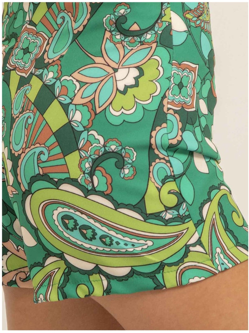 Xess shorts met print Groen - Kiabi