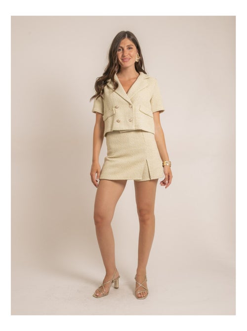 Xevine tweed skort - Kiabi