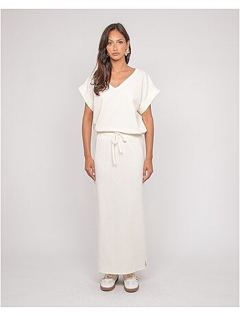 XIVELA lange fleece rok