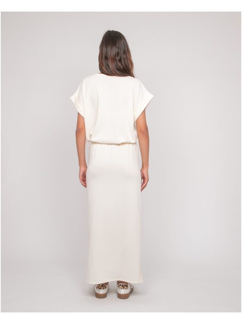 XIVELA lange fleece rok Ecru - Kiabi