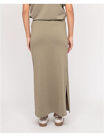 XIVELA lange fleece rok