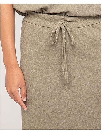 XIVELA lange fleece rok