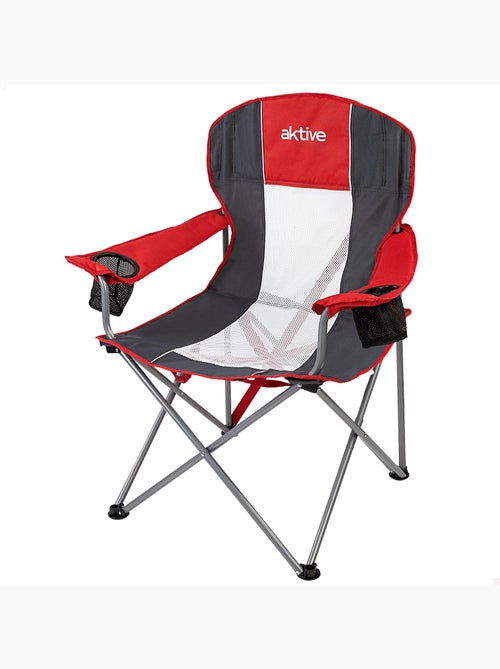 Xl opvouwbare campingstoel met bekerhouder aktive - Kiabi Xl opvouwbare campingstoel met bekerhouder aktive - Kiabi