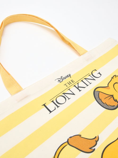 XL tote bag van stof met 'Simba' - Kiabi
